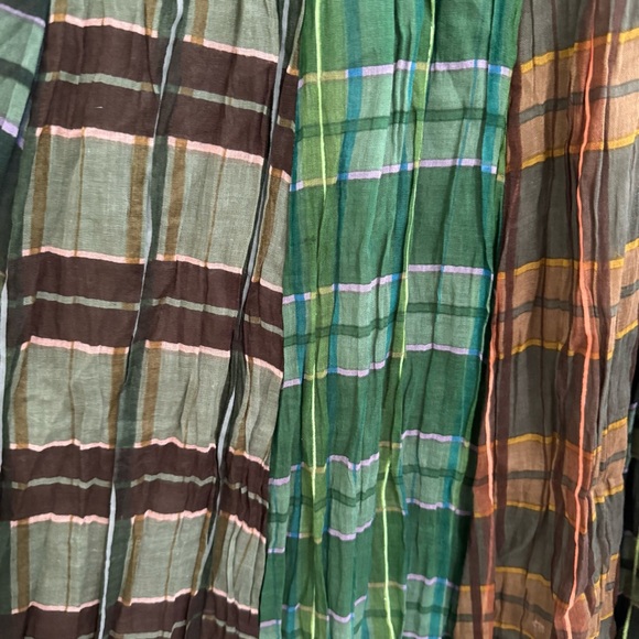 Free People Lusanne Convertible Plaid Maxi Skirt Dress Combo - Picture 4 of 8